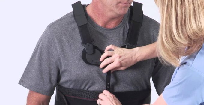 How to Put on a Back Brace with Straps